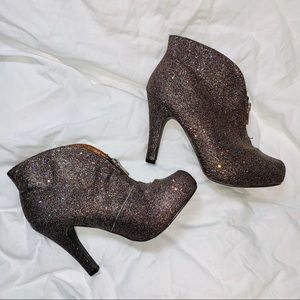Madden Girl glitter booties